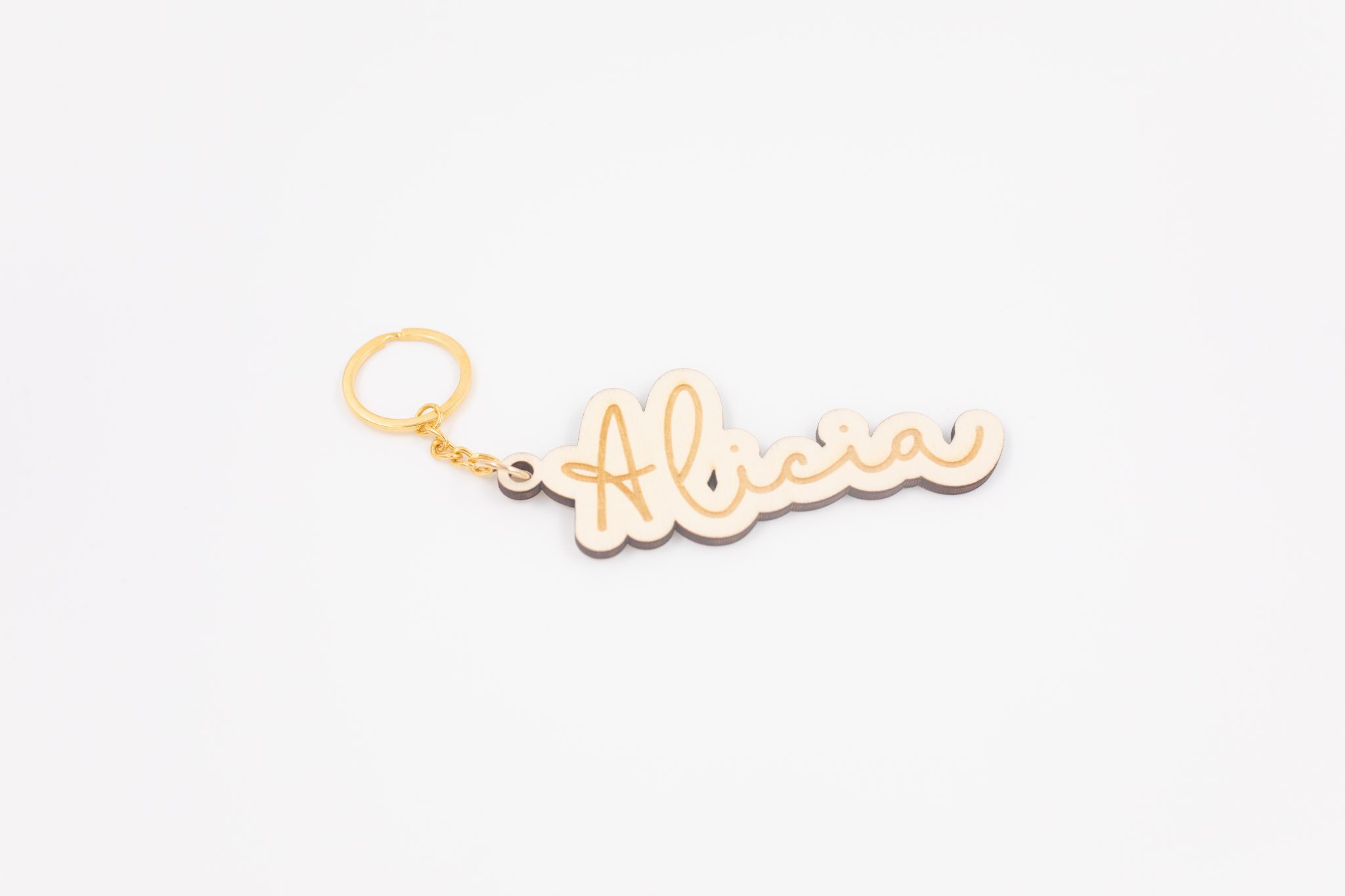 Llaveros con nombre 'Script' personalizado