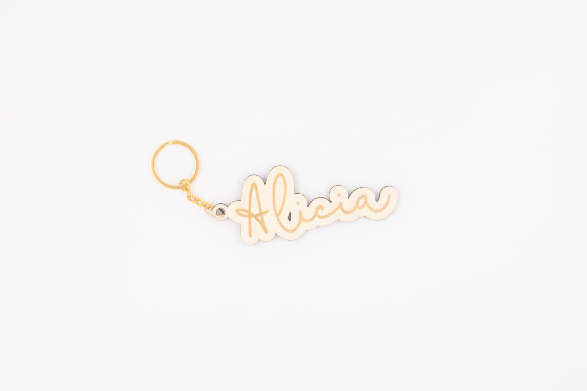 Llaveros con nombre 'Script' personalizado