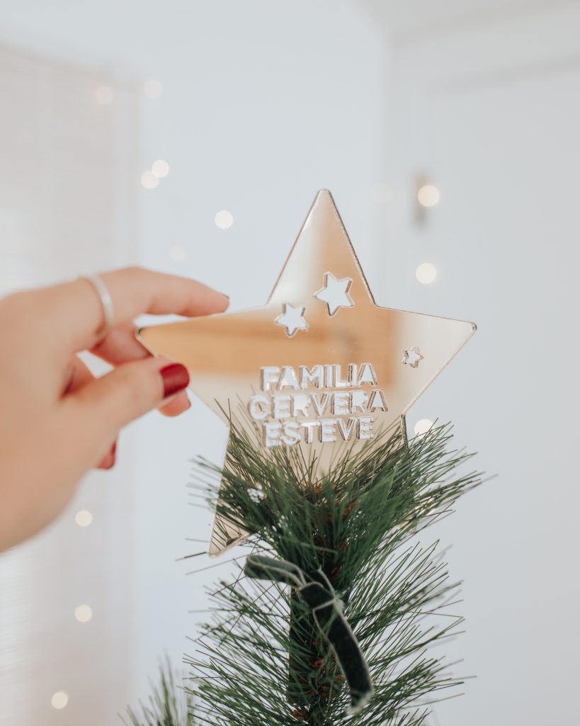 Estrella Árbol Metacrilato